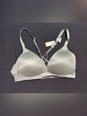 aerie Light Sage Wireless Crisscross T-Shirt Bra